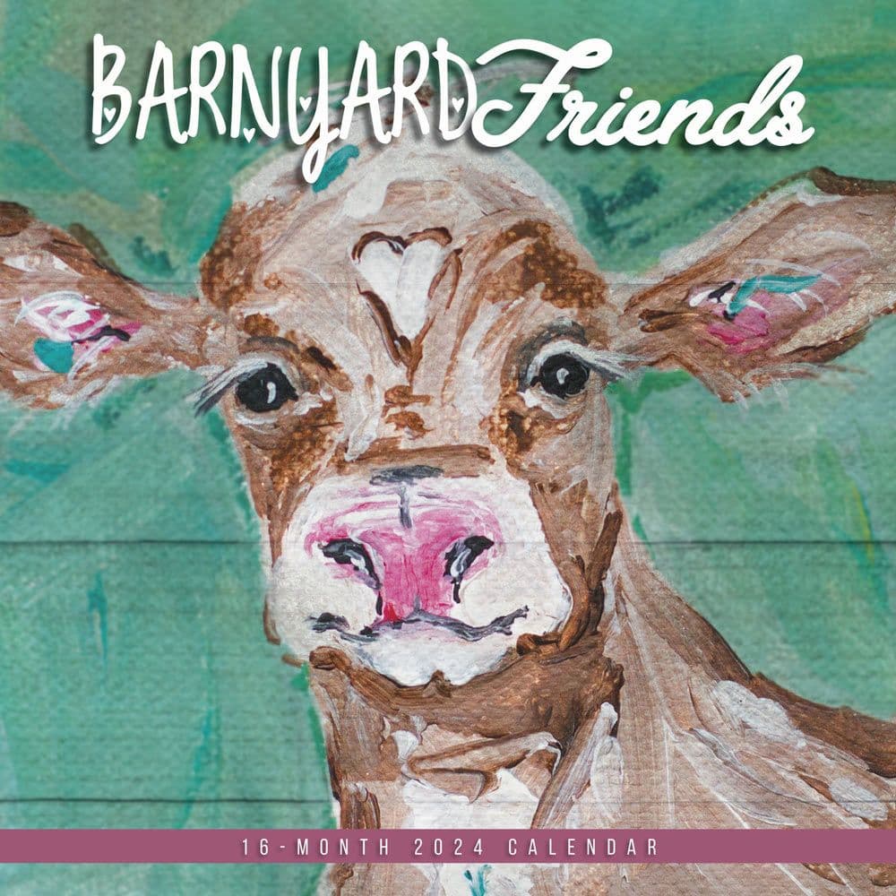 Barnyard Friends 2024 Wall Calendar