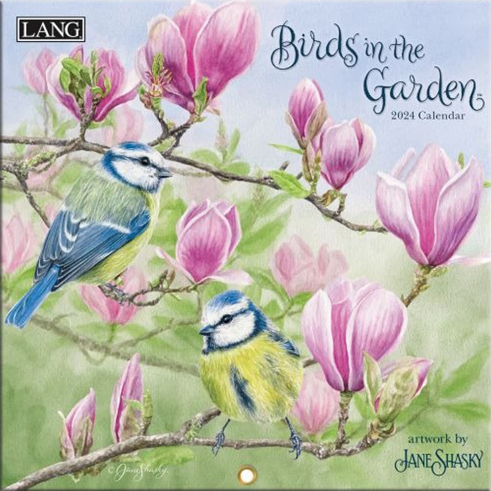 Birds In The Garden 2024 Mini Wall Calendar