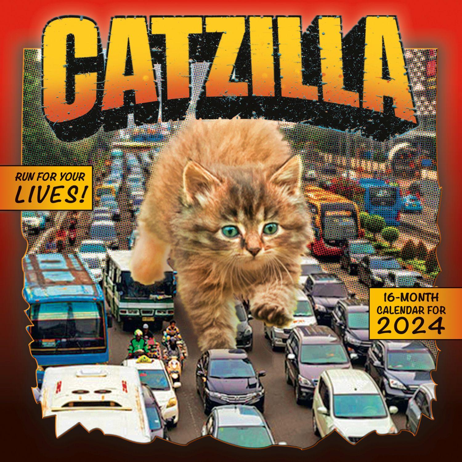 Catzilla 2024 Wall Calendar