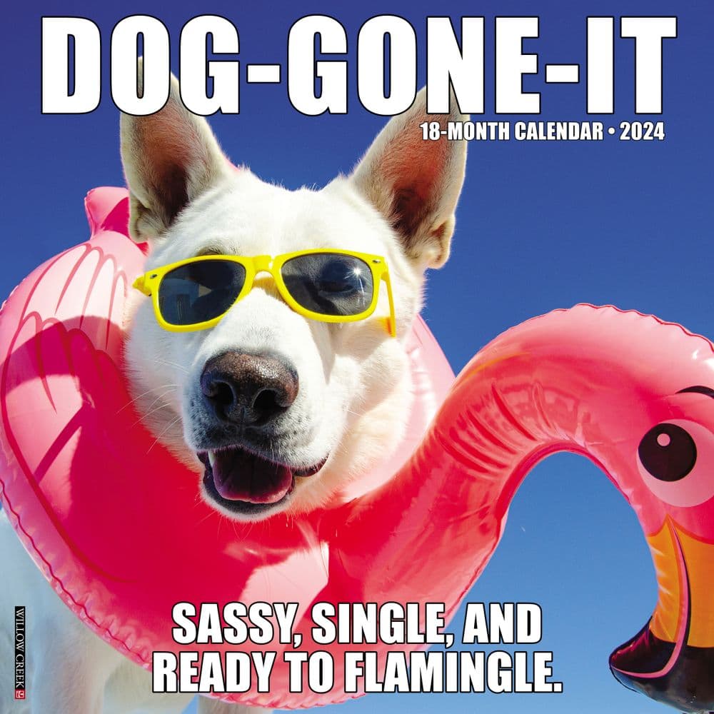 Dog-Gone-It 2024 Wall Calendar