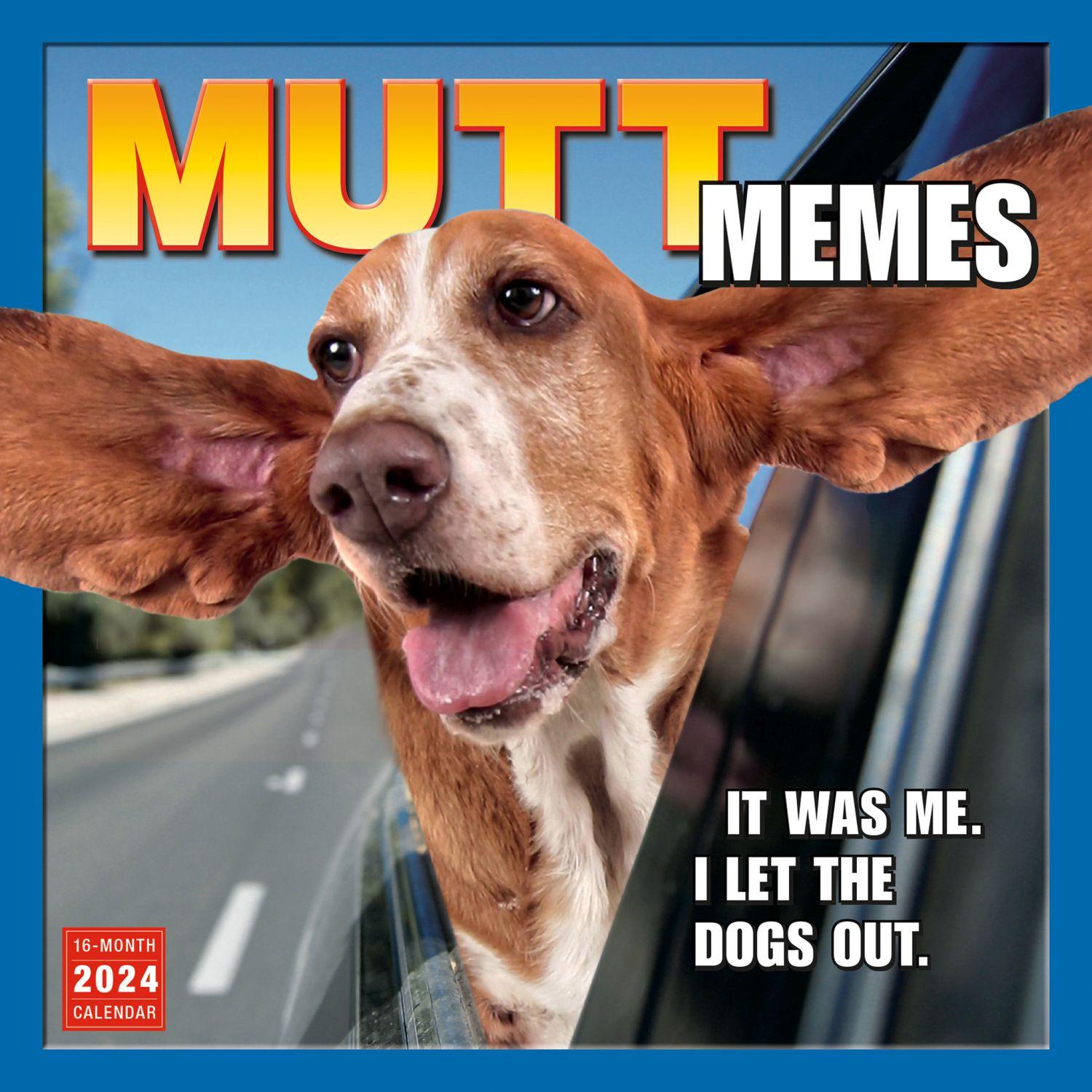 Mutt Memes 2024 Wall Calendar