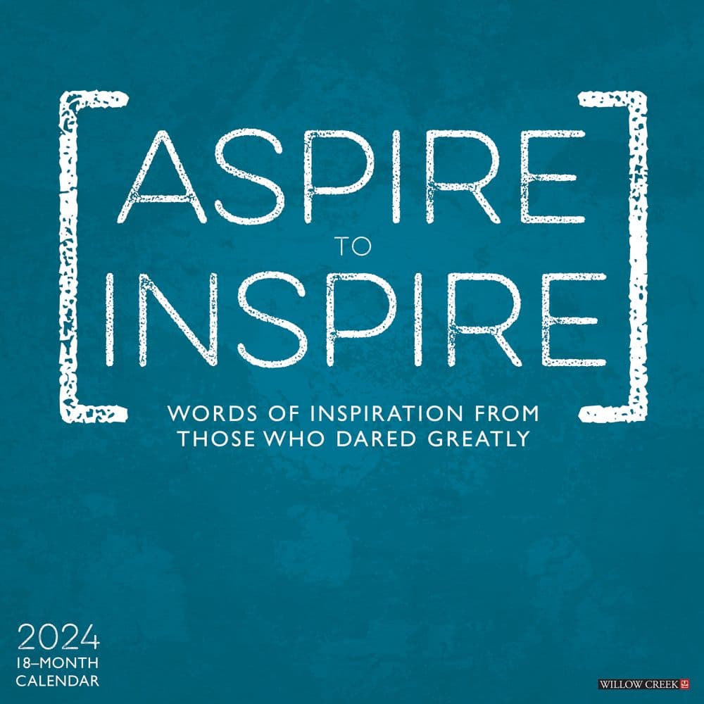 Aspire to Inspire 2024 Wall Calendar