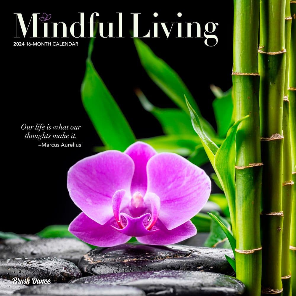 Mindful Living 2024 Wall Calendar