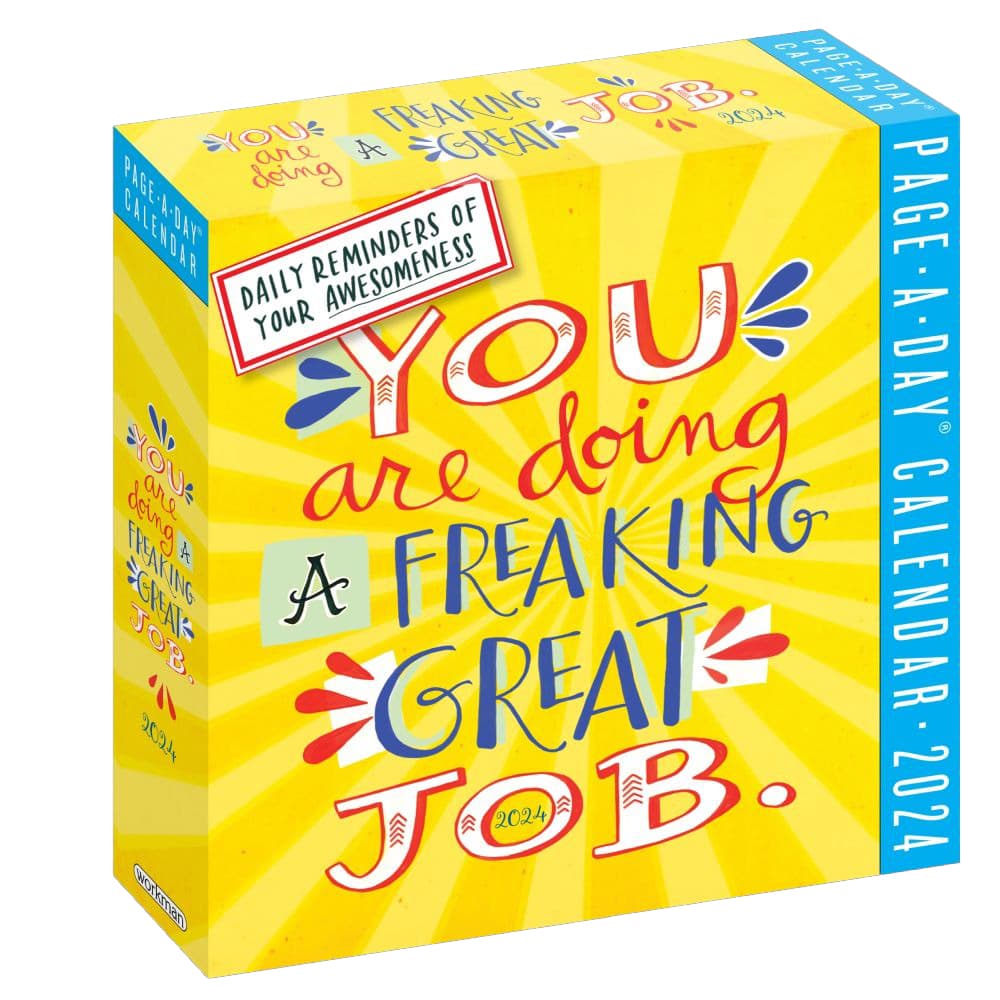 You Are Doing a Great Job 2024 Desk Calendar