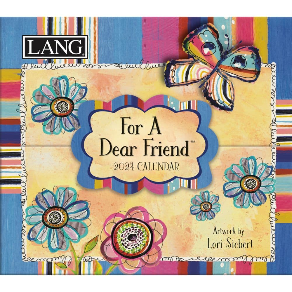 For A Dear Friend 2024 Mini Desk Calendar