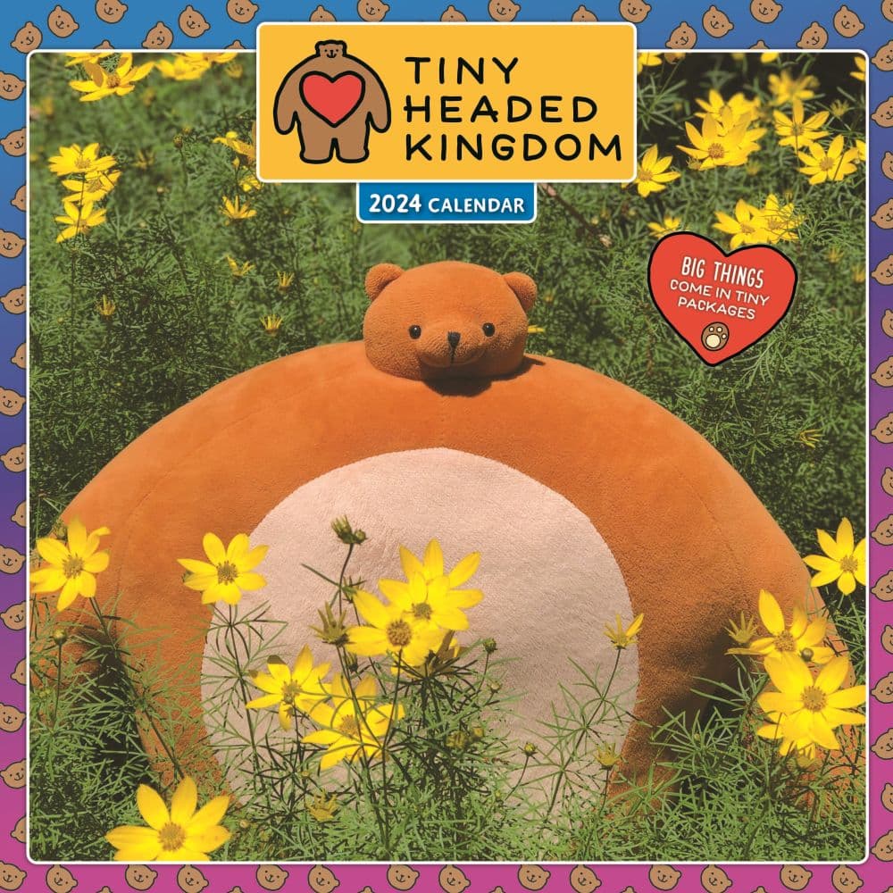 Tiny Headed Kingdom 2024 Wall Calendar