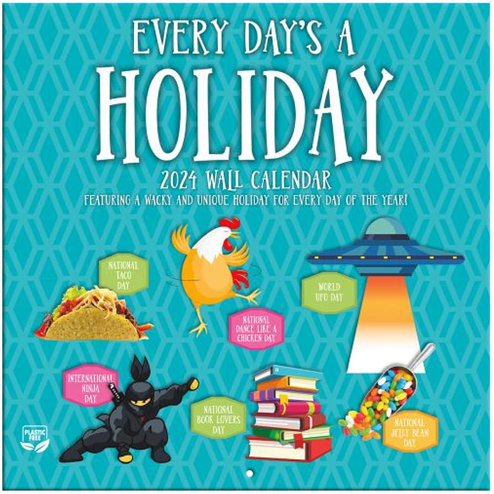 Every Days A Holiday Photo 2024 Mini Wall Calendar