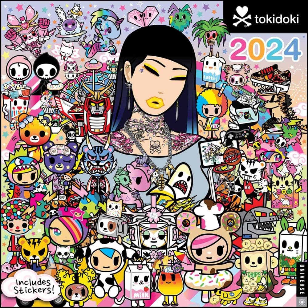 TokiDoki 2024 Wall Calendar