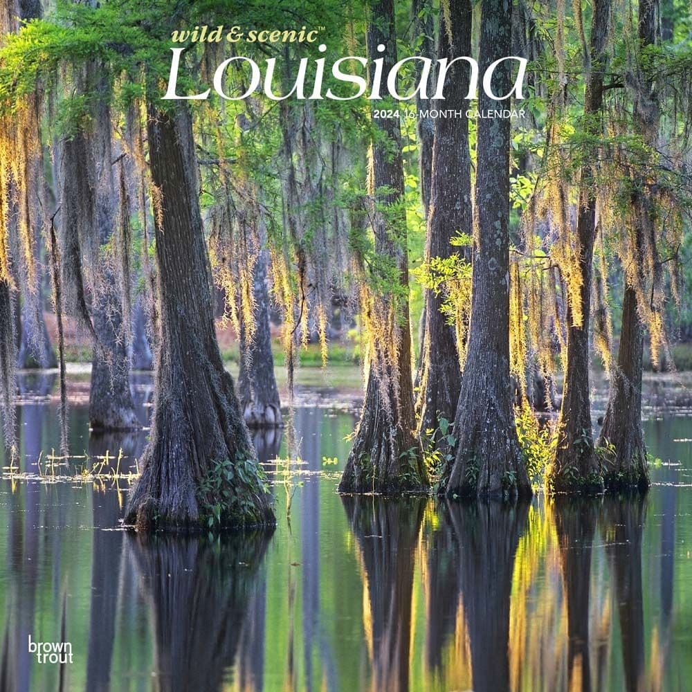 Louisiana Wild and Scenic 2024 Wall Calendar