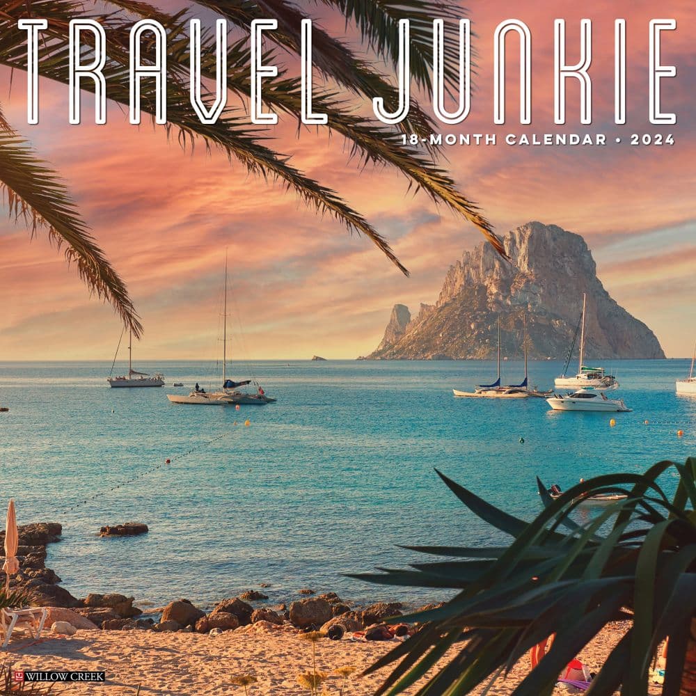 Travel Junkie 2024 Wall Calendar