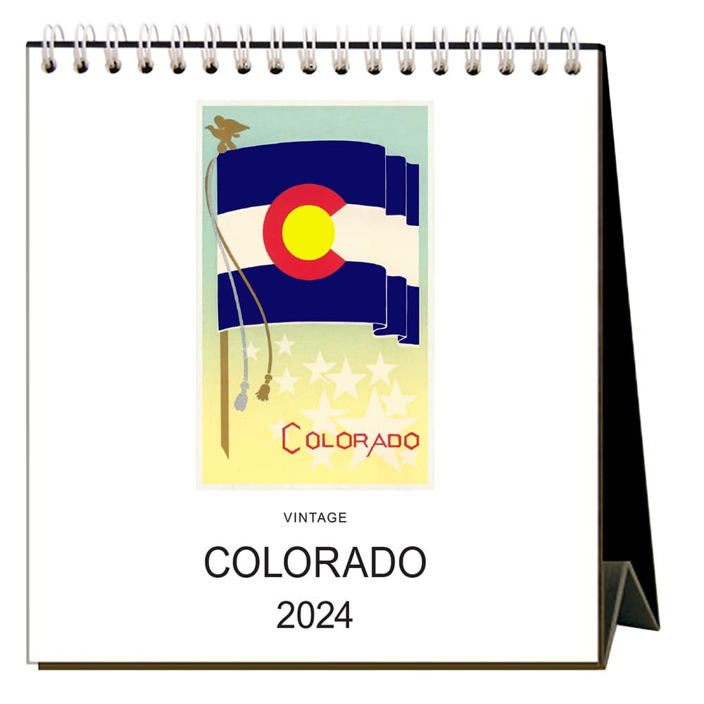 Colorado Nostalgic 2024 Easel Desk Calendar