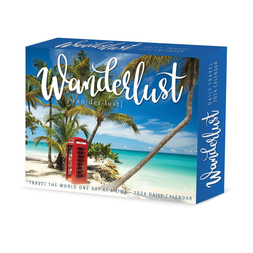 Wanderlust 2024 Desk Calendar