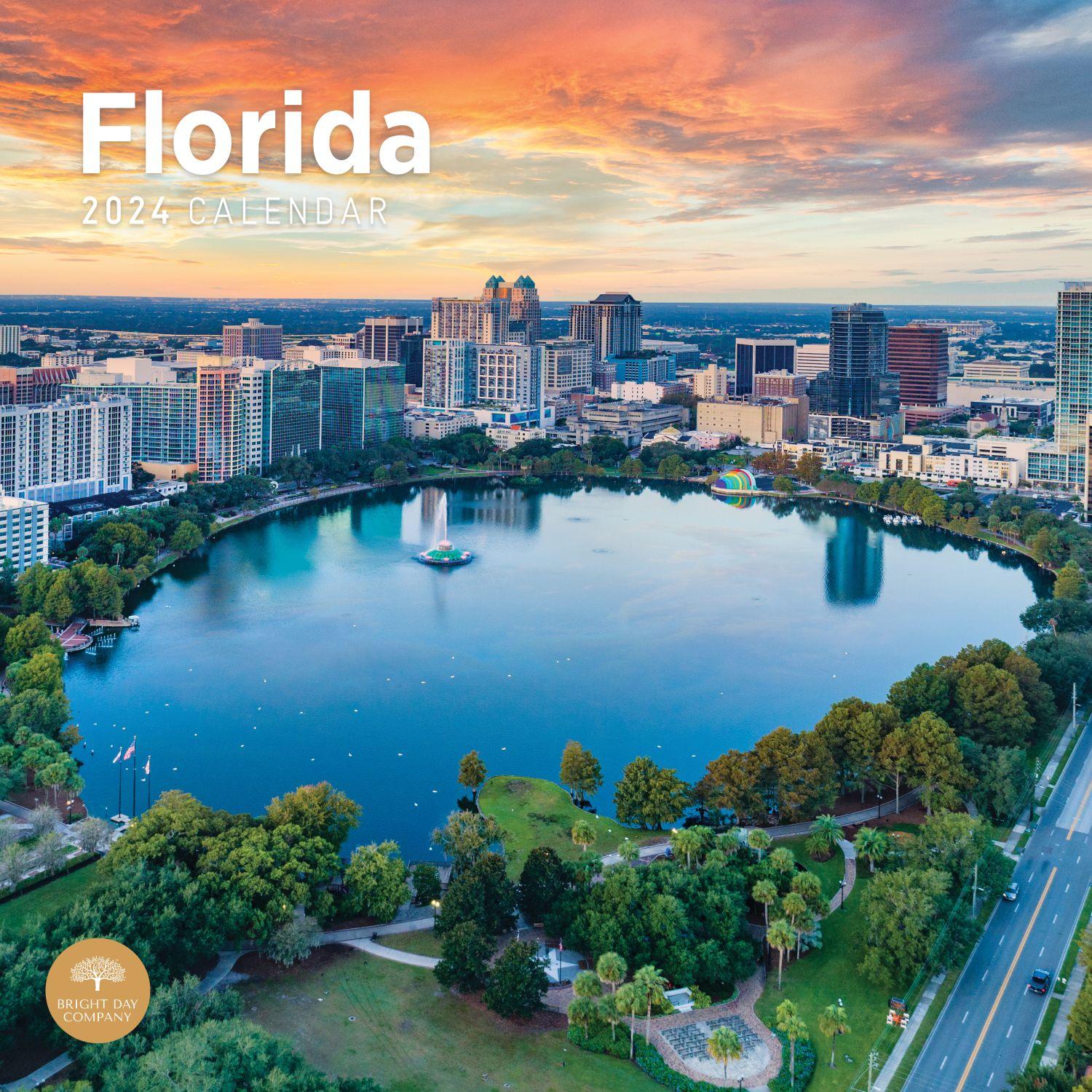 Florida 2024 Wall Calendar