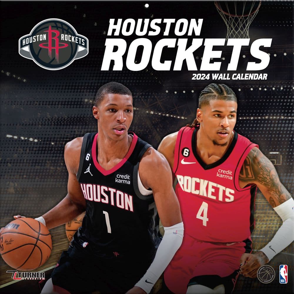 NBA Houston Rockets 2024 Wall Calendar