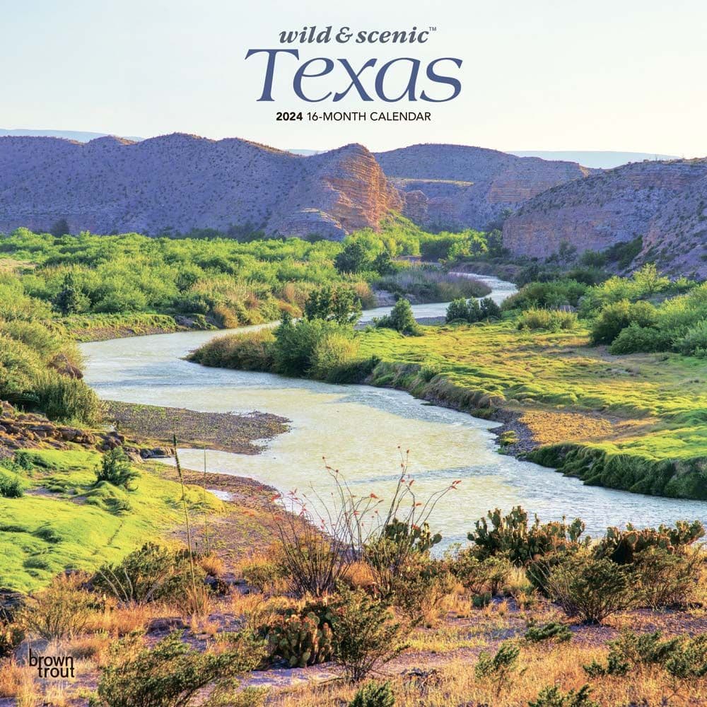 Texas Wild and Scenic 2024 Wall Calendar