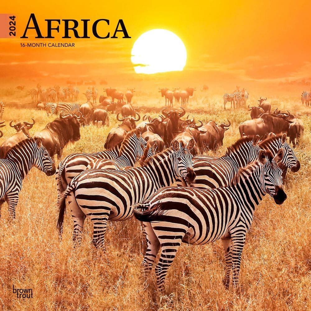 Africa 2024 Wall Calendar