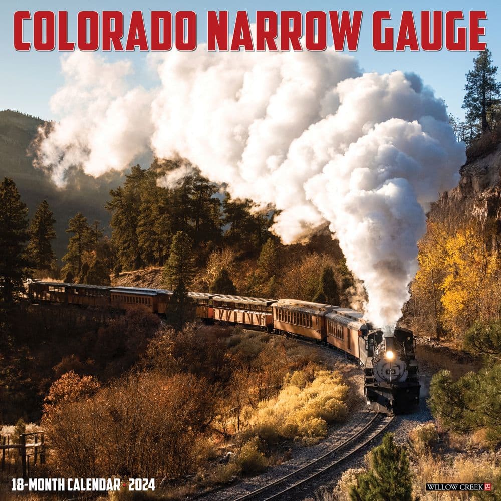 Colorado Narrow Gauge Railroads 2024 Wall Calendar