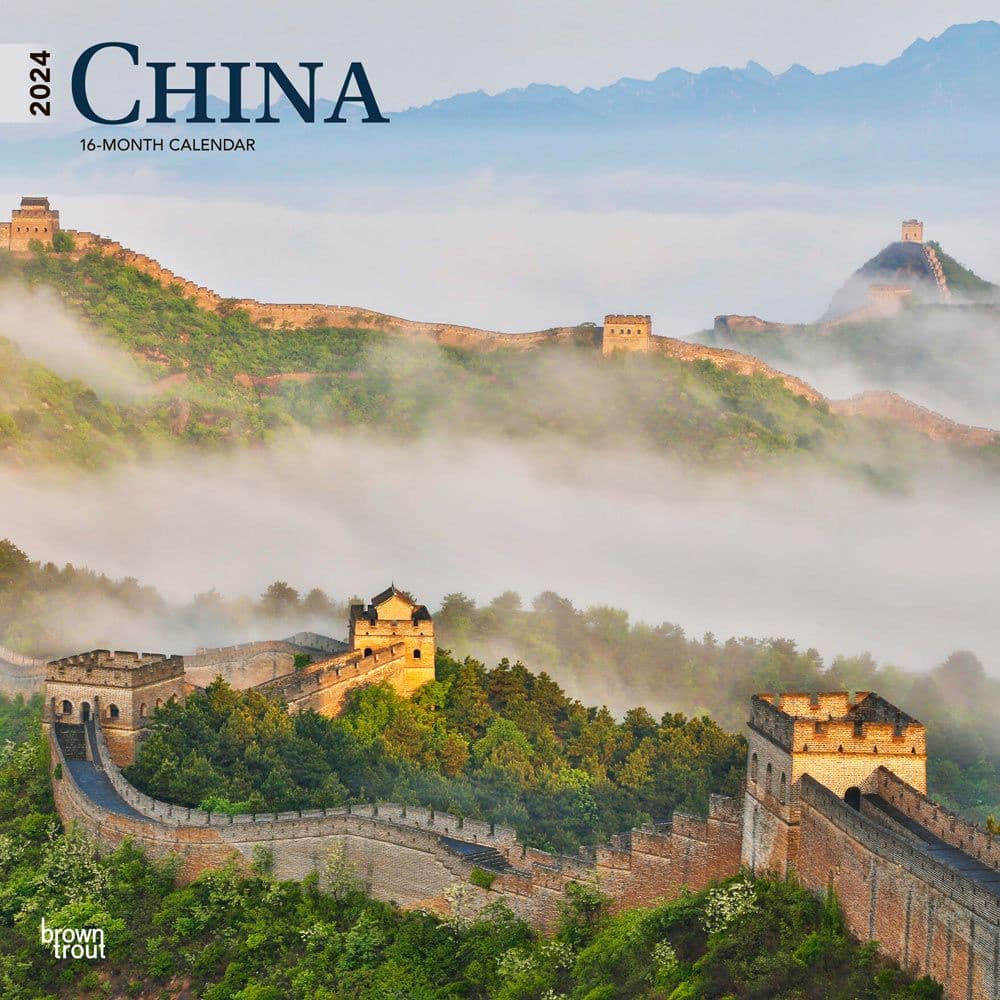 China 2024 Wall Calendar