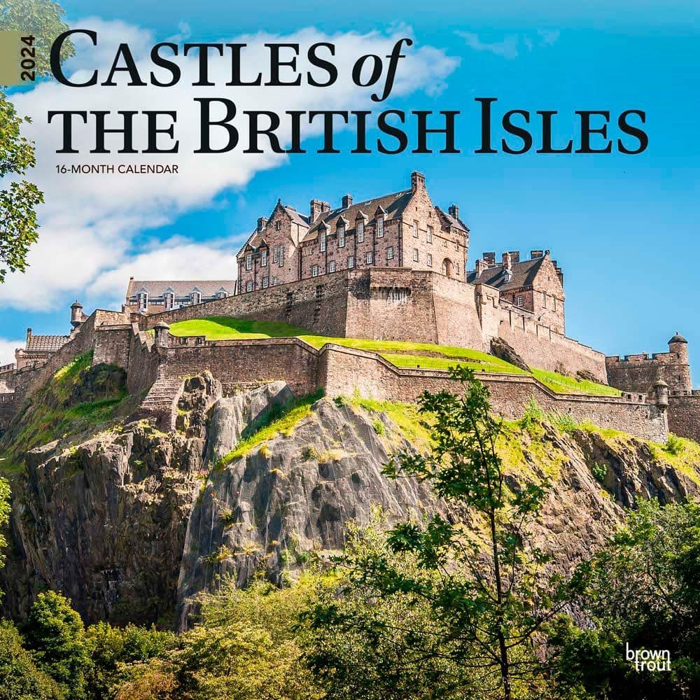 Castles of the British Isles 2024 Wall Calendar