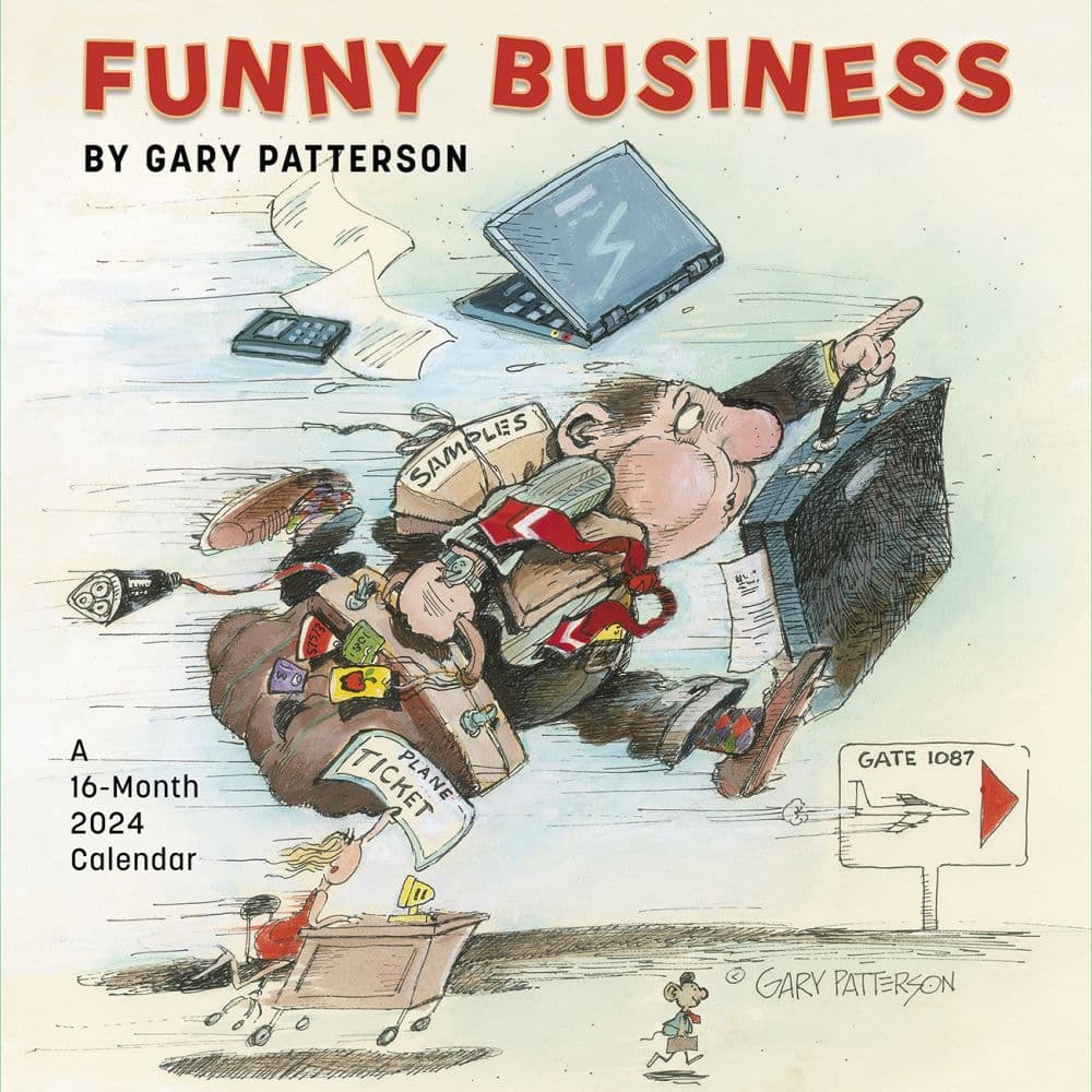 Patterson Funny Business 2024 Wall Calendar