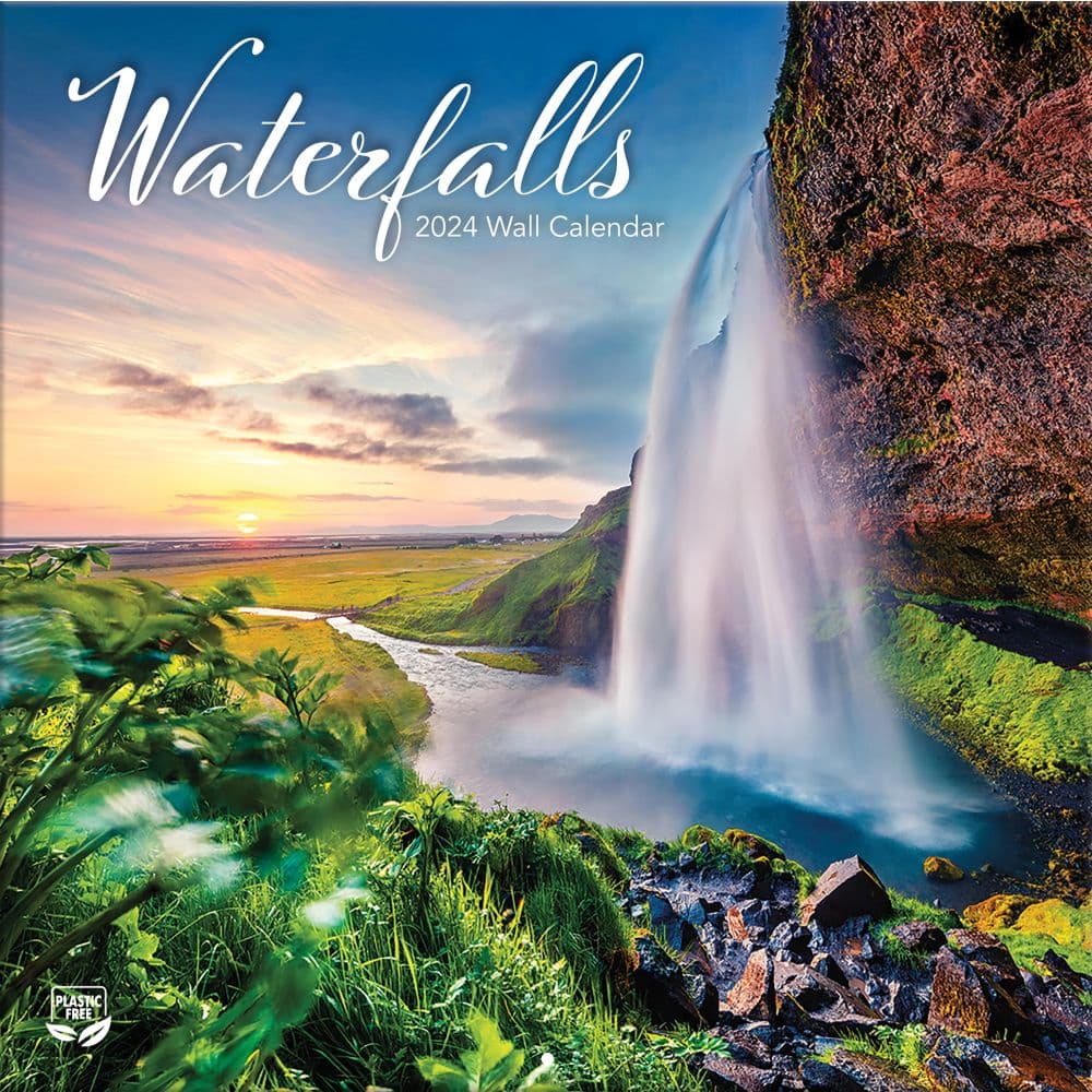 Waterfalls 2024 Wall Calendar