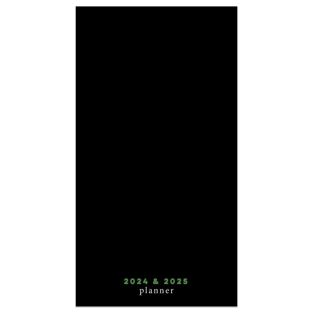 Simple Black 2yr 2024 Pocket Planner