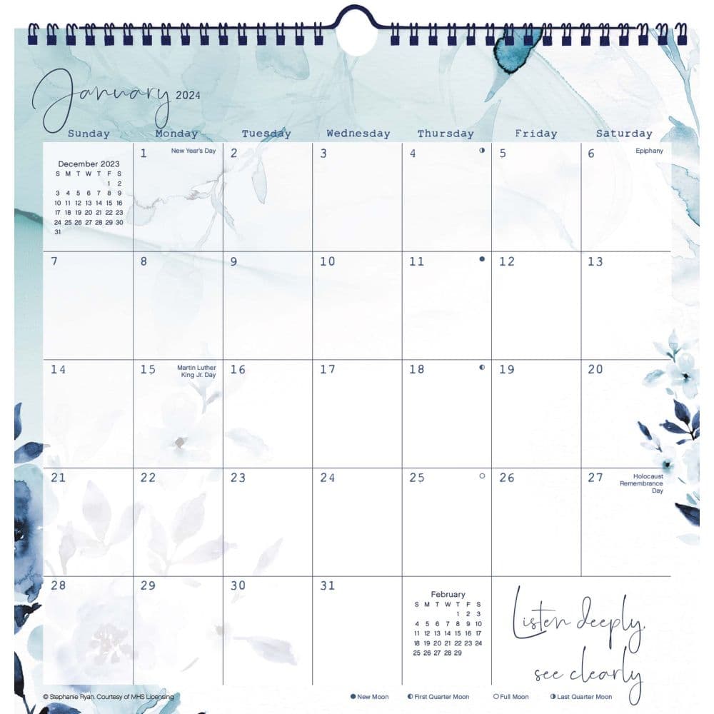 Enchantment Stephanie Ryan 2024 Wall Calendar