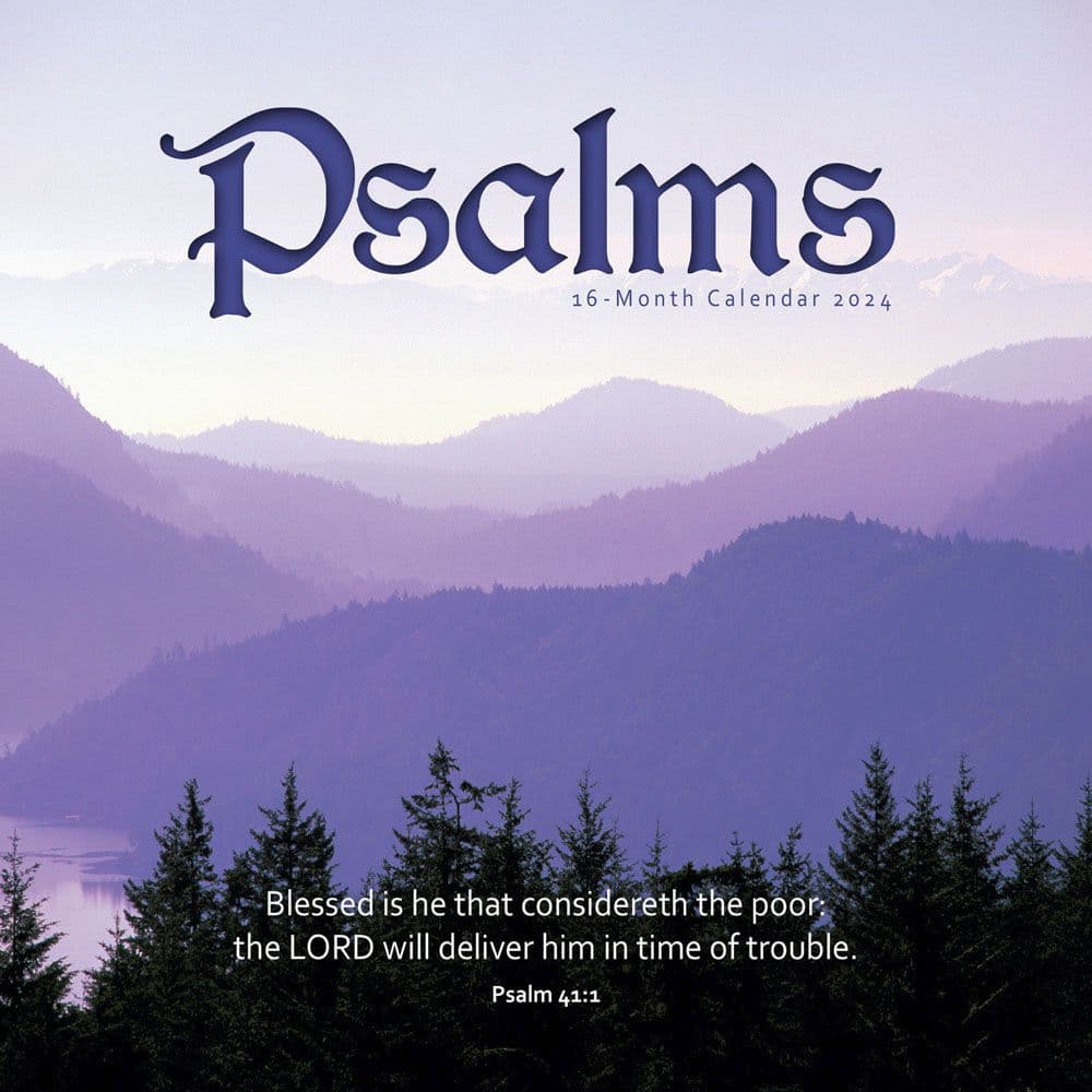 Psalms 2024 Mini Wall Calendar