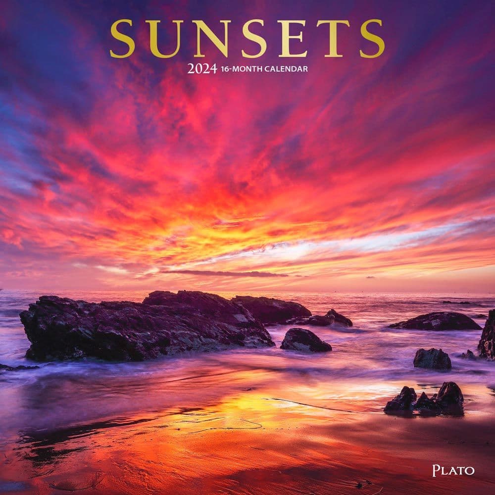 Sunsets 2024 Wall Calendar