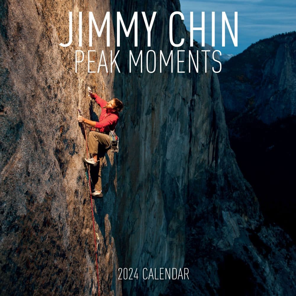 Jimmy Chin Peak Moments 2024 Wall Calendar