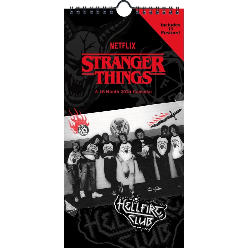 Stranger Things 2024 Slim Wall Calendar