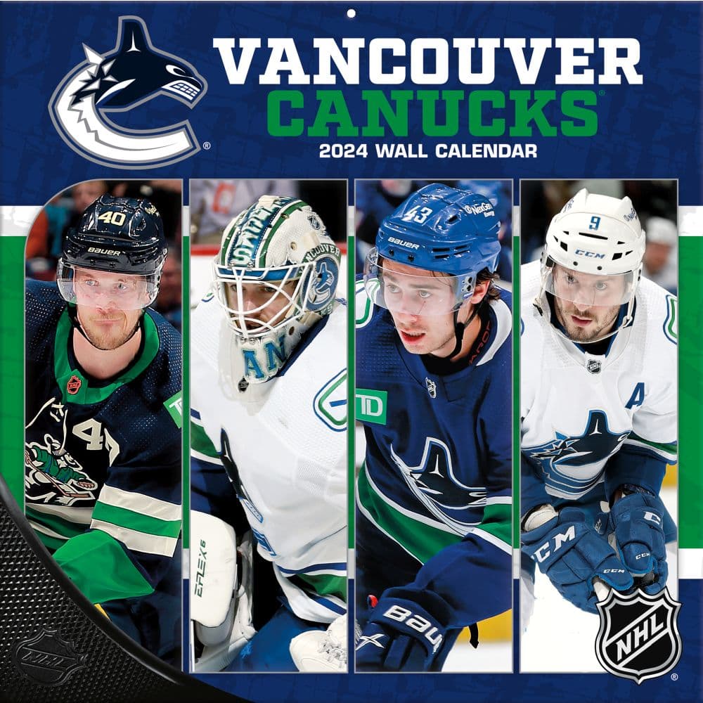 NHL Vancouver Canucks 2024 Wall Calendar