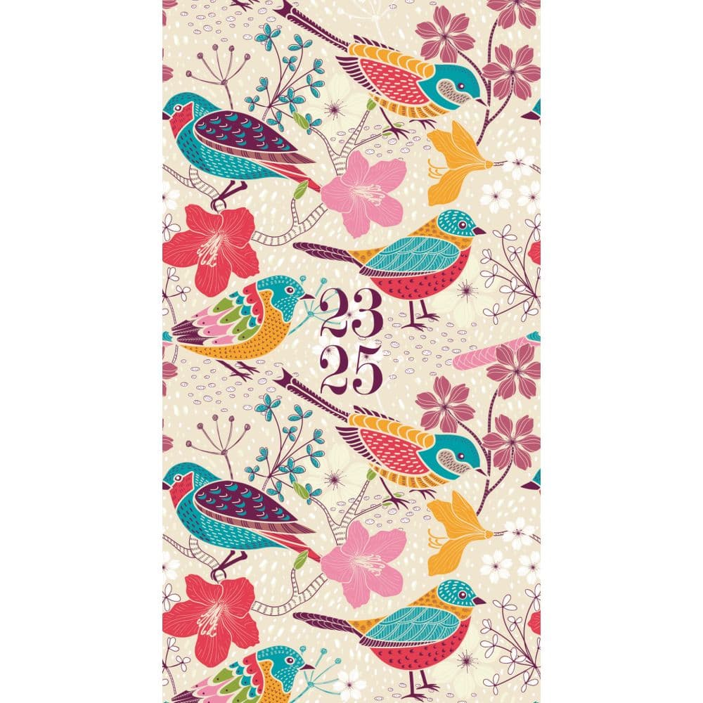 Birds and Bloom 2 Year 2024 Academic Pocket Planner