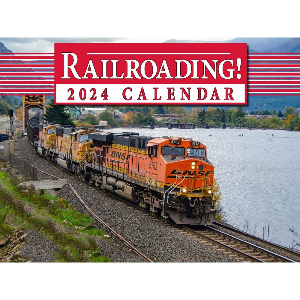 Trains Railroading 2024 Wall Calendar