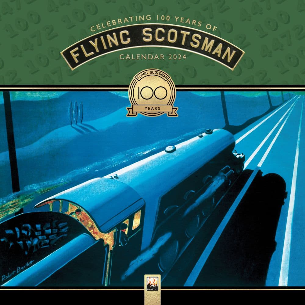 Flying Scotsman Commemorative 2024 Wall Calendar