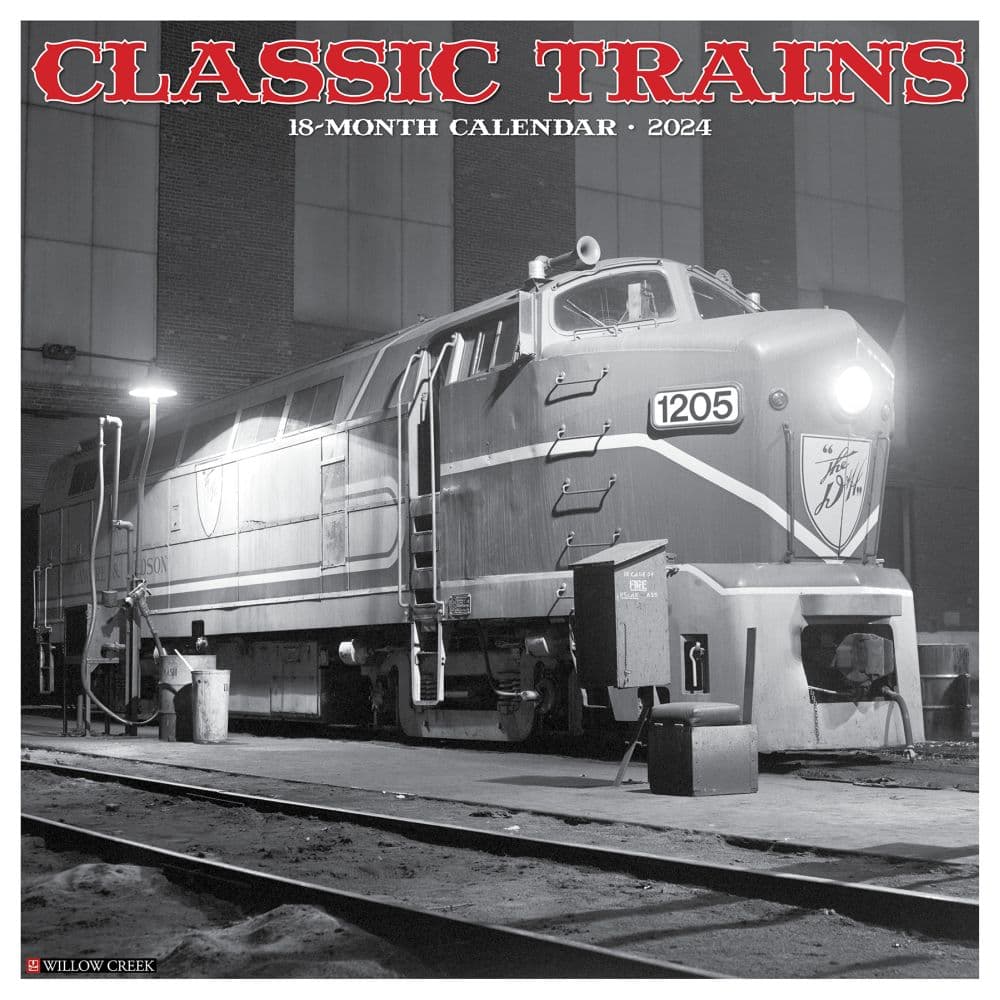 Classic Trains 2024 Wall Calendar