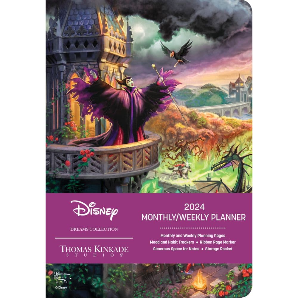 Disney Maleficent Kinkade 2024 Planner