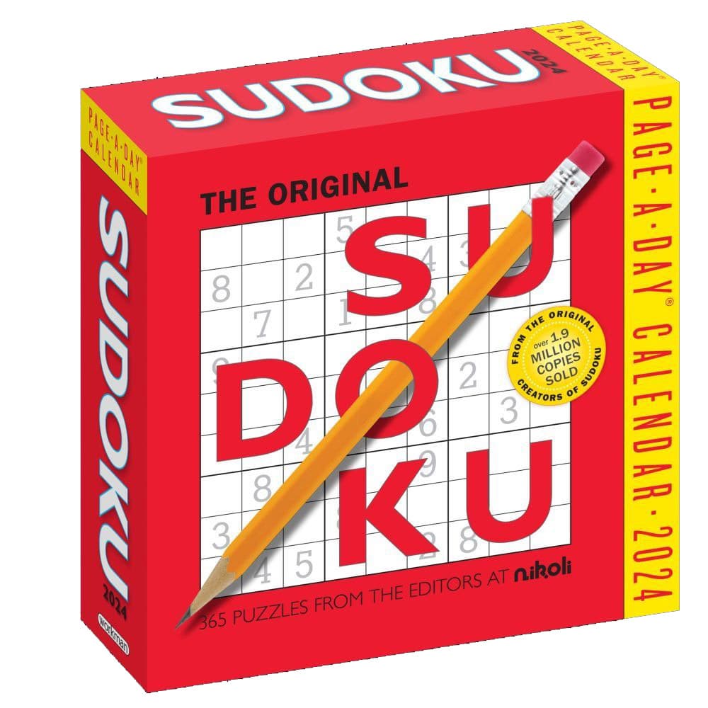 Sudoku 2024 Desk Calendar