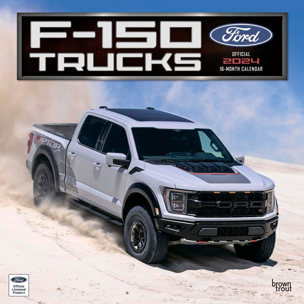 Ford F150 Trucks  2024 Wall Calendar