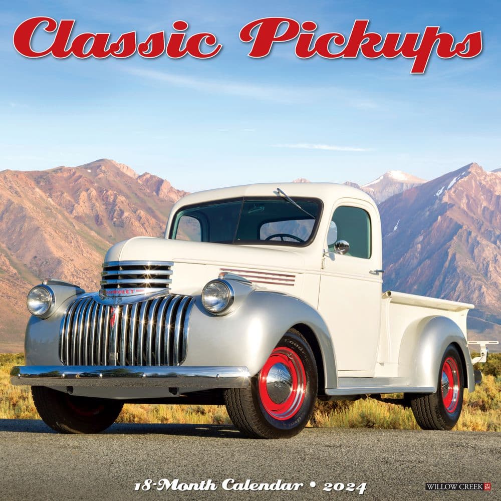 Classic Pickups 2024 Wall Calendar