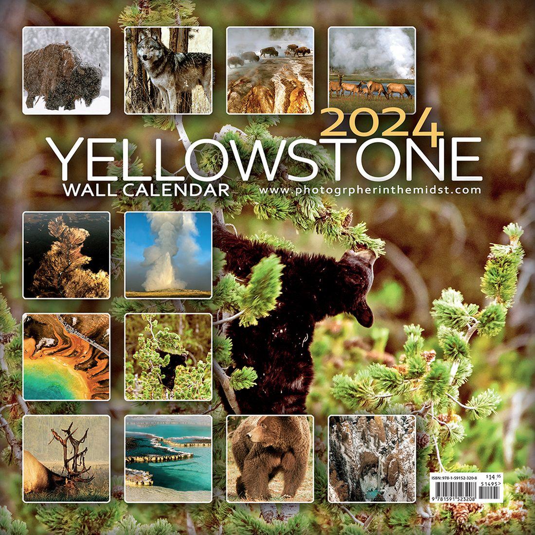 Yellowstone 2024 Wall Calendar