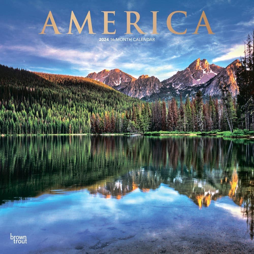 America 2024 Wall Calendar