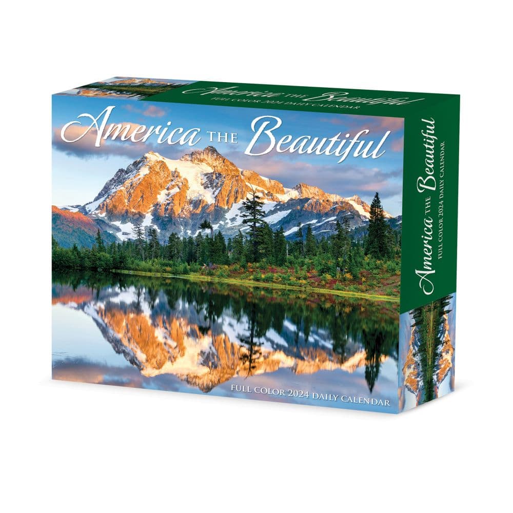 America the Beautiful 2024 Desk Calendar