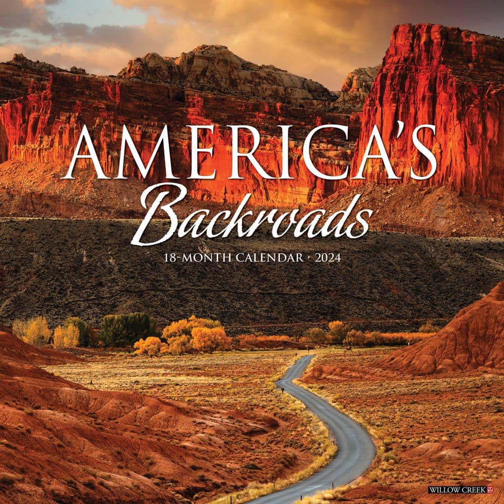 Americas Backroads 2024 Wall Calendar