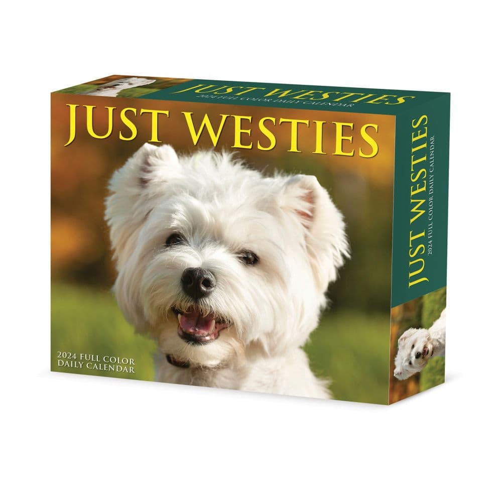 Just Westies 2024 Desk Calendar