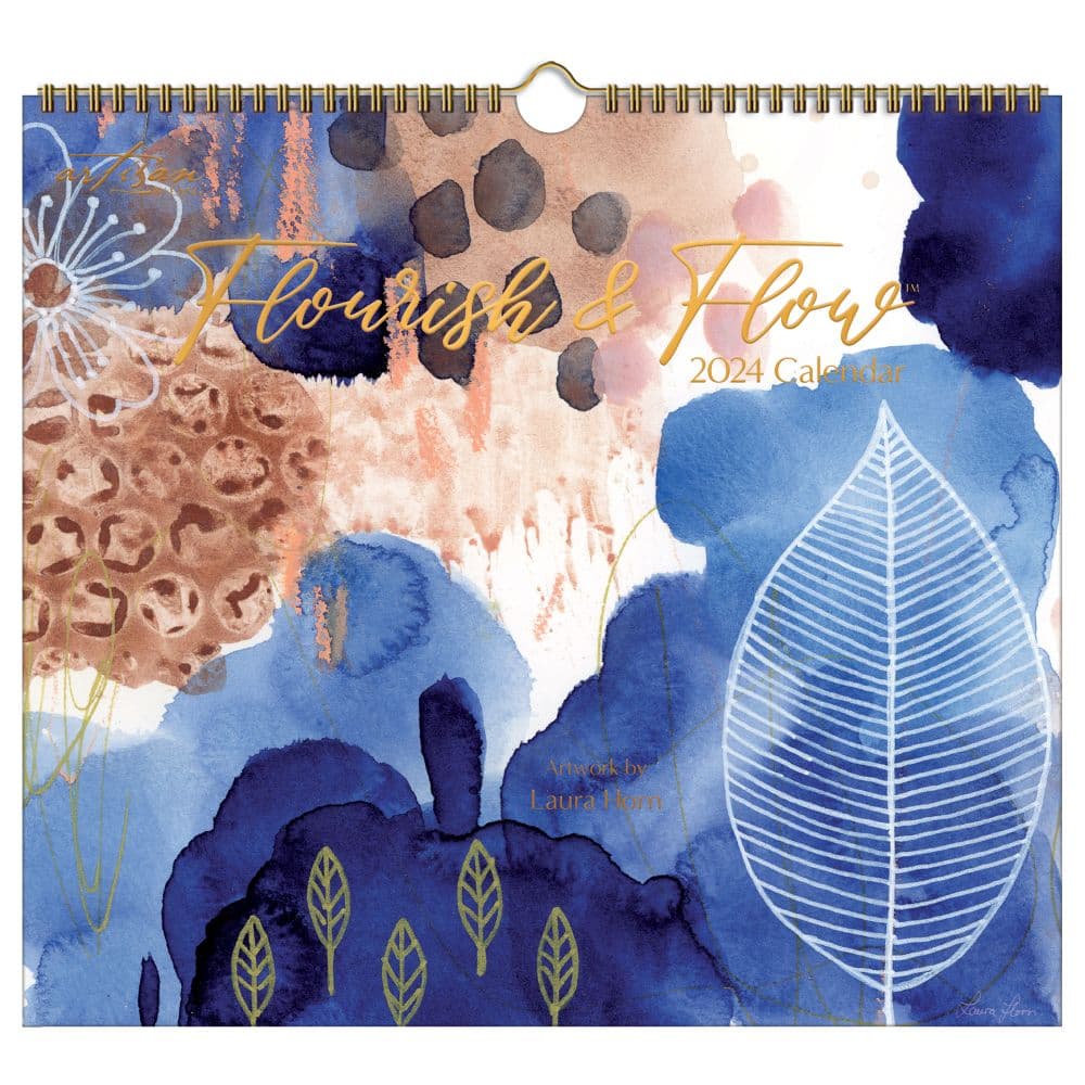 Flourish Flow 2024 Wall Calendar