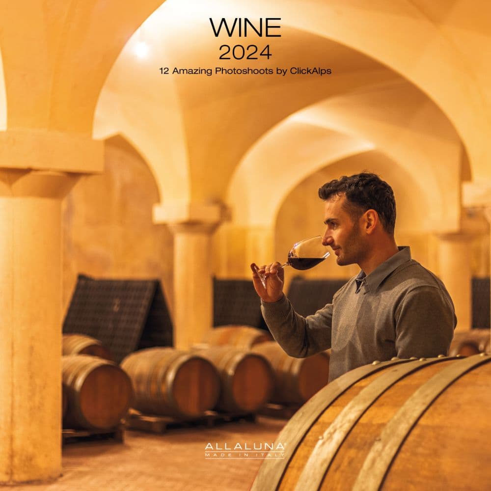 Wine 2024 Wall Calendar