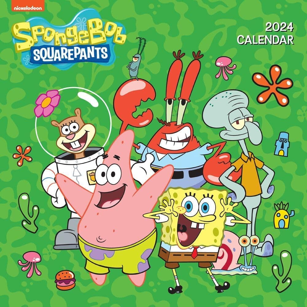 Spongebob 2024 Mini Wall Calendar