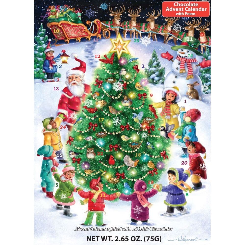 Gather Round the Tree Chocolate Advent Calendar