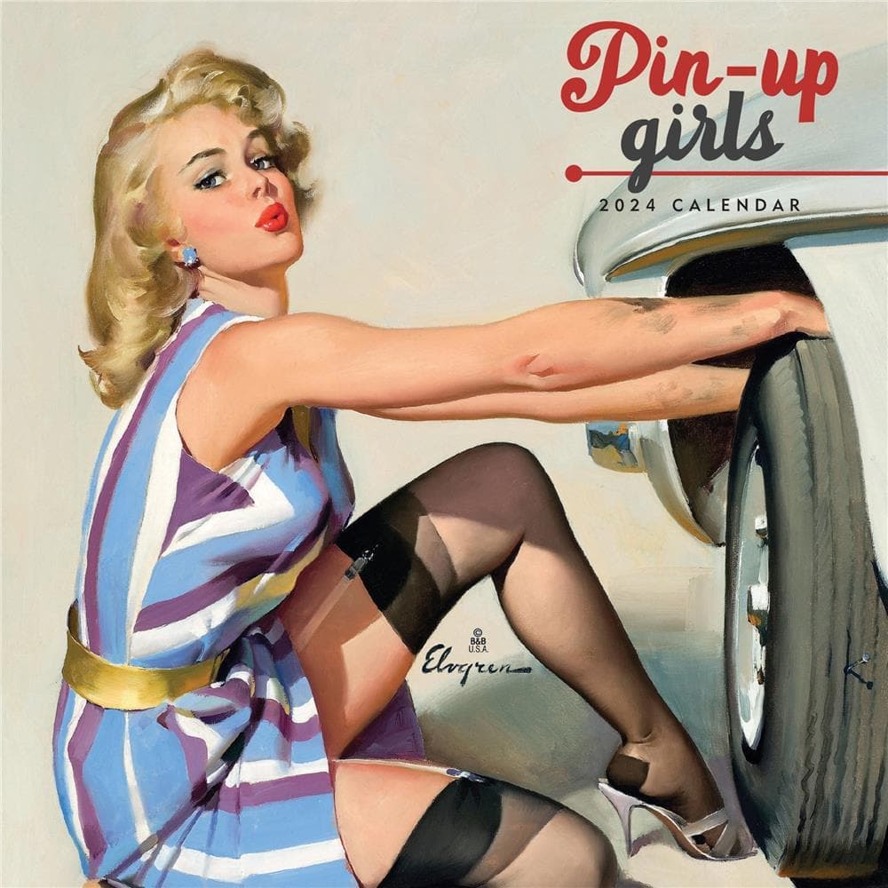 Pin Ups 2024 Mini Wall Calendar